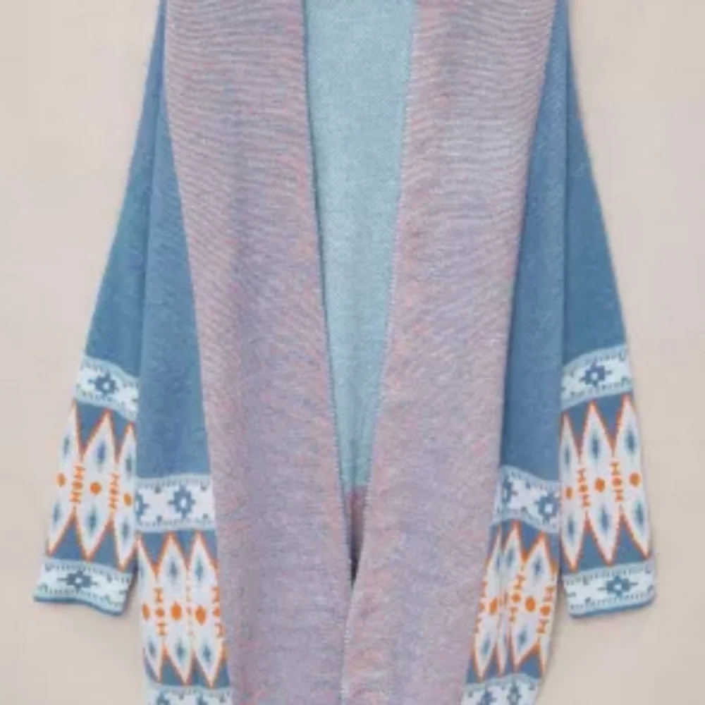 1 large left💕New boutique Aztec open front Cardigan - Picture 9 of 14